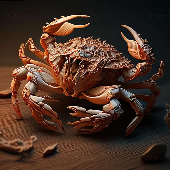 3D model Liocarcinus holsatus (STL)